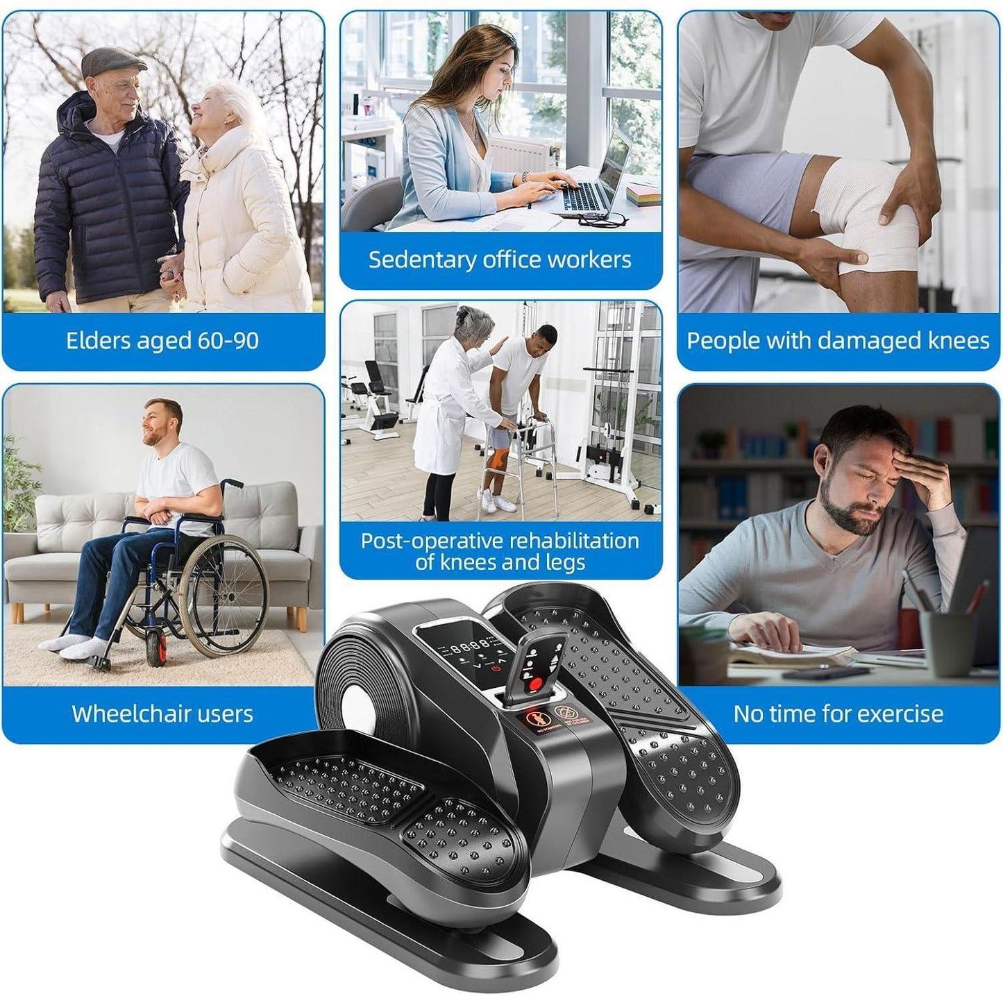 Compact Elliptical Leg Exerciser