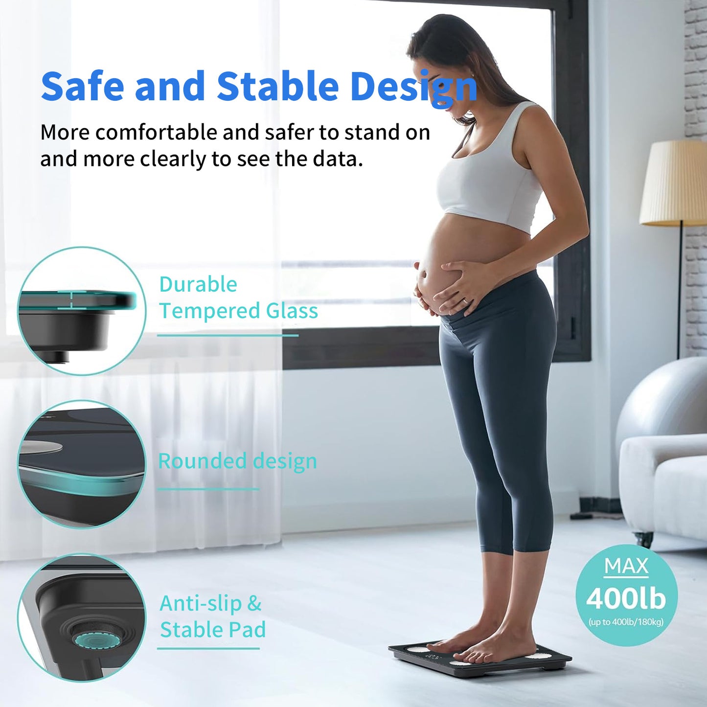 Bluetooth Body Composition & Weight Tracker