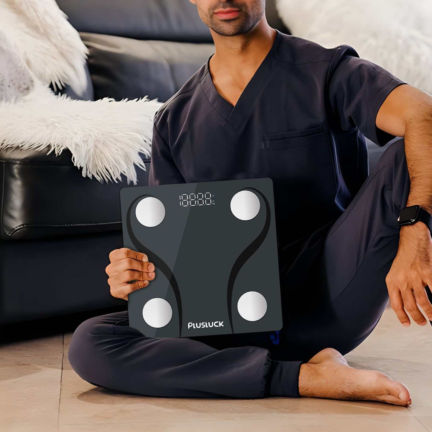 Bluetooth Body Composition & Weight Tracker Smart Fitness Gear