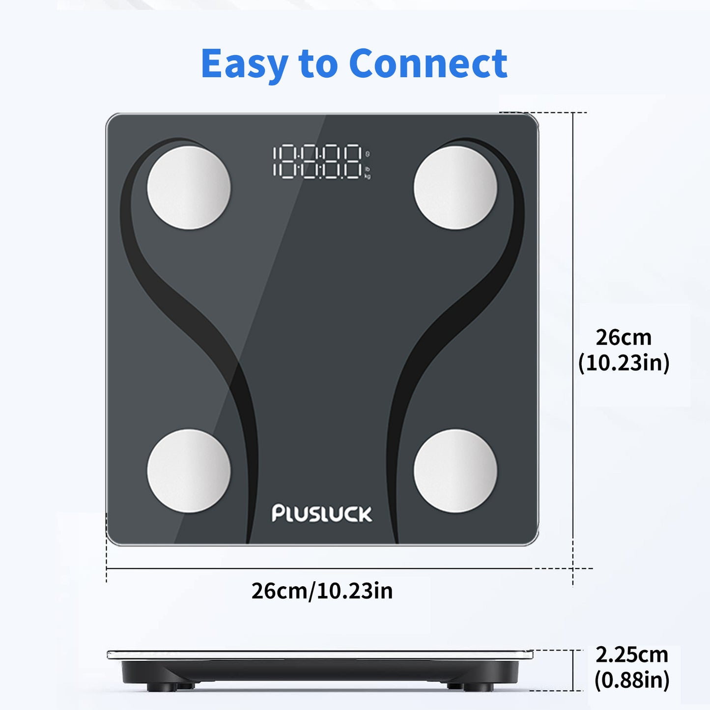 Bluetooth Body Composition & Weight Tracker